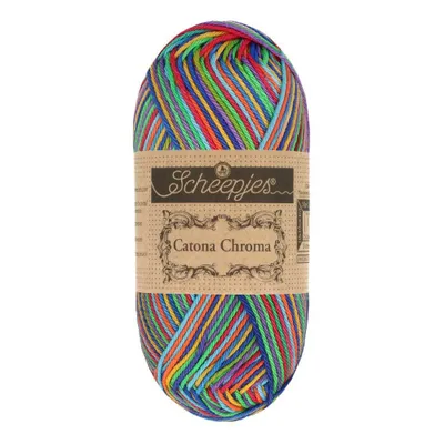Produktbild von Scheepjes Catona Chroma 50g 022 Rainbow