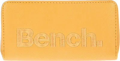 Produktbild von Bench Große XXL Damen Geldbörse Portemonnaie Brieftasche Clutch umlaufender Reißverschluss Senfgelb