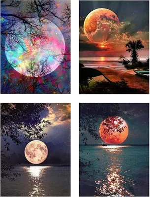 Produktbild von 5D Diamond Painting Set Full DIY Crystal Strass Stickerei Painting Diamant Dekoration für Home Wall Décor Dekoration