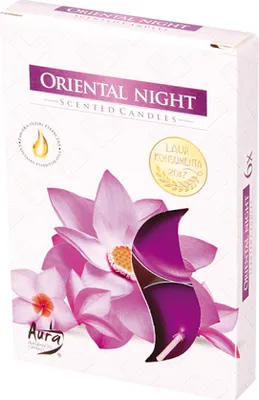 Immagine prodotto di Candela a luce di tè ORIENTAL NIGHT profumata 6 pz
