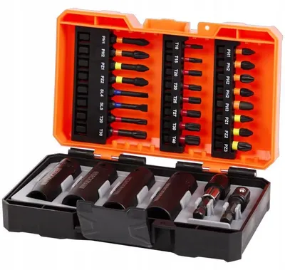 Produktbild von Werckmann Schlagende Steckschlüssel und Bits 30-teilig im Organizer