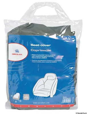 Produktbild von Osculati Wasserdichte Bootssitz oder Steuerstuhl Abdeckung 45x55x53cm in grau