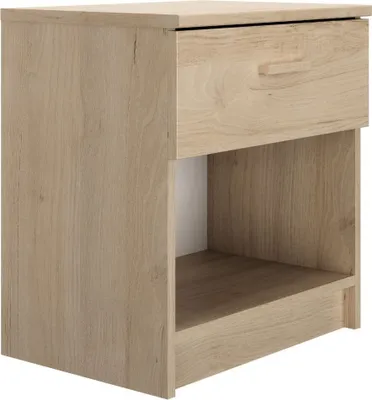 Zdjęcie produktu dla Stolik nocny z 1 szufladą, wys. 52 cm, tiul