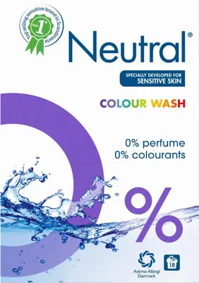 Produktbild von Neutrales Waschpulver Color 18 Wäschen 1,187 kg - 1 Stück