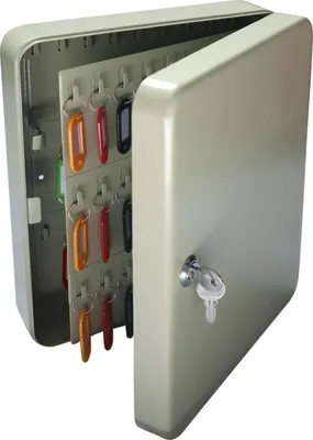 Zdjęcie produktu dla Kaseta Metalowa Na 60 Kluczy 37/28 Cm