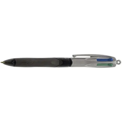Immagine prodotto di BiC® 8922931 Penna a sfera 4 colori GRIP PRO - indelebile, 0,4 mm, nero/grigio