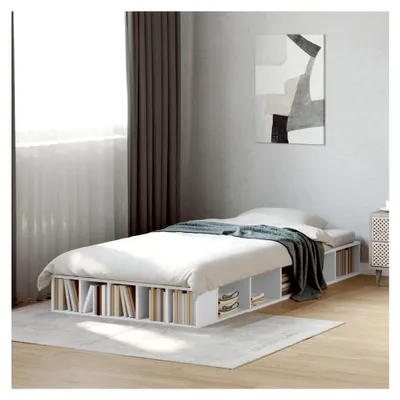 Produktbild von Bettgestell ohne Matratze, weiß, 90 x 190 cm, Einzelbett