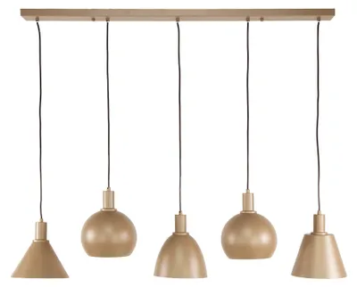 Obrázek produktu pro Stropní svítidlo FURNLUX Metallo Beige 118 cm / Hlavní barva: béžová / Rozměry: 118 x 150 x 20 cm