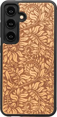 Produktbild von Bewood Holzhülle für Samsung Galaxy S24 Apfelbaumblätter