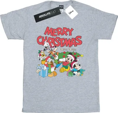 Zdjęcie produktu dla Disney – koszulka damska „Mickey Mouse And Friends Winter Wishes” BI37709 (S) (szara)