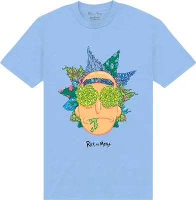 Image de Rick And Morty - T-shirt Homme/Femme Unie PN152 (XXL) (Bleu clair)