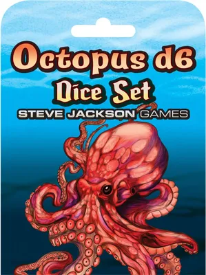 Zdjęcie produktu dla Octopus D6 Dice Set - Zestaw kości - Steve Jackson Games - ENG Edition