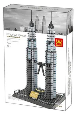 Immagine prodotto di Set per architetti: kit di montaggio delle Petronas Towers di Kuala Lumpur