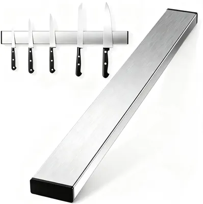 Productafbeelding van Messenblok - 30 cm - Roestvrij staal - Compact