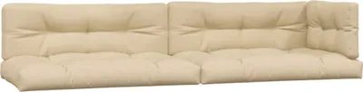 Immagine prodotto di vidaXL Cuscino Pallet 5 pezzi Tessuto beige