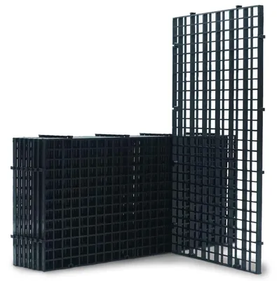 Immagine prodotto di Griglia per acquario - Divisore per acquario - 8 pezzi - 15 x 30 cm - PVC - Nero