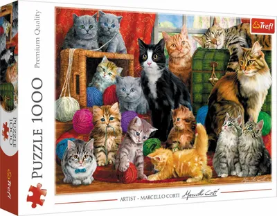Immagine prodotto di Mici e Colori - Puzzle 1000 Pezzi per Amanti dei Gatti