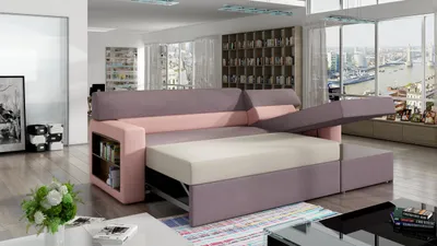 Zdjęcie produktu dla Sofa rozkładana, kanapa, sofa do salonu, sofa z funkcją spania, sofy, kanapy