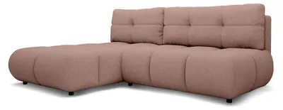 Produktbild von Ecksofa mit Schlaffunktion Milorya links Rosenbraun