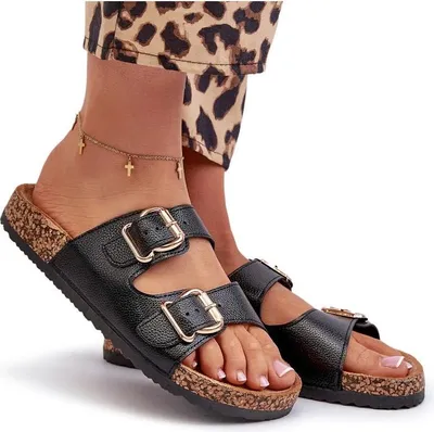 Produktbild von Damen Sandalen mit Schnallen Schwarz Fronila 37