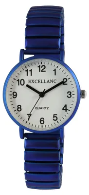Produktbild von Damenuhr Metall Mineralglas Zugarmband 30 mm Gehäusedurchmesser Quarzuhrwerk
