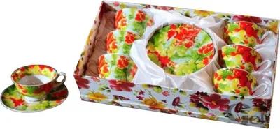 Zdjęcie produktu dla Komplet porcelanowy do podawania kawy