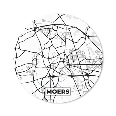 Produktbild von MuchoWow® Mauspad Mousepad Karte - Moers - Stadtplan 50x50 cm - Mousepads - Maus Mat - Pad - Mausunterlage - Vinyl