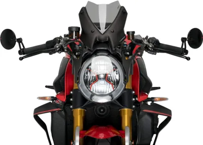 Image de PUIG écran sport nu fumé transparent pour Mv agusta