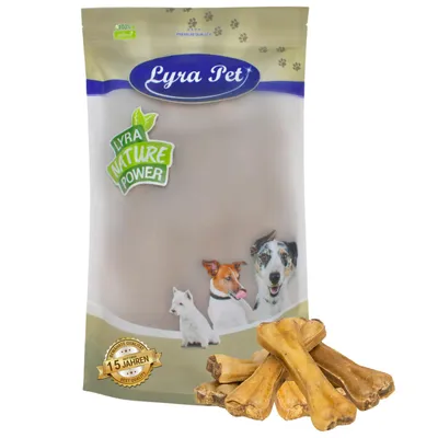 Produktbild von 10 Stk. Lyra Pet® Kauknochen gefüllt mit Pansen ca. 15 cm