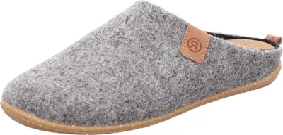 Produktbild von Rohde Damen Pantoffel Hausschuh lose Einlagen Leder Rivoli-D 6863, Größe:41 EU, Farbe:Grau