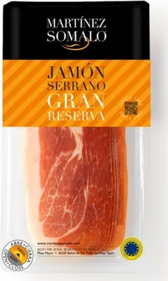 Produktbild von Serranoschinken Gran Reserva 100 gr. geschnitten - Jamon Serrano - Spanien