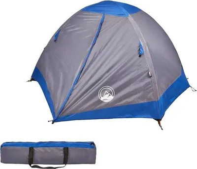 Productafbeelding van Famanu tent voor 2 personen, met waterdichte bodem, regenkap, getapete naden en draagtas - lichtgewicht tent voor kamperen