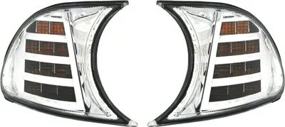 Obrázek produktu pro 2x LED přední blinkry chromované pro BMW řady 3 E46 Coupe Cabrio z let 1999-2001