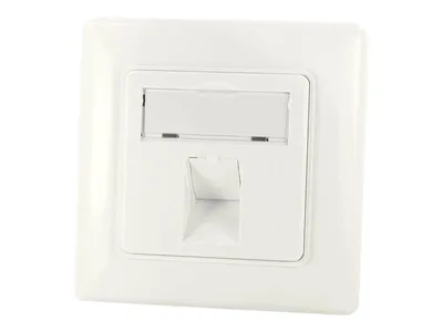 Obrázok produktu pre LogiLink Professional NK4053 LogiLink krabica na zapustenie pre moduly Keystone, 1 zásuvka, čisto biela