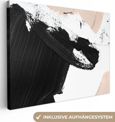 Produktbild von MuchoWow® - Leinwandbilder - Farbe - Design - Abstrakt, Wandbild, Wanddeko Bilder Wohnzimmer, 40x30 cm