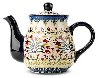 Zdjęcie produktu dla Czajnik porcelanowy, 800 ml, styl vintage, ceramiczny