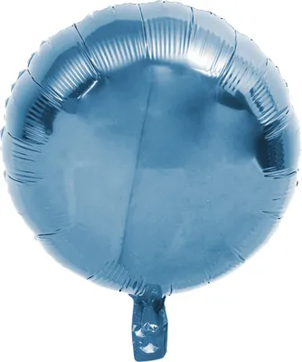 Produktbild von Folienballon rund, Hellblau, ca. 45 cm