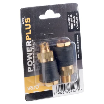 Obrázok produktu pre Univerzálne rýchlospojky Powerplus na stlačený vzduch - 1/4" vonkajší závit 54 mm
