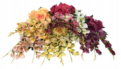 Produktbild von Vipolimex Künstlicher Blumenstrauß Rose Hortensie 64 cm Dekorativ