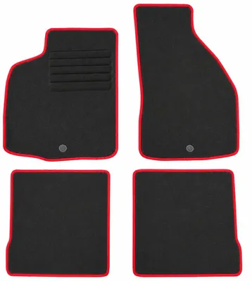 Produktbild von Fußmatten-Set für VW Golf 1 Cabrio, 3/1979-12/1992, 4-teilig, Schwarz