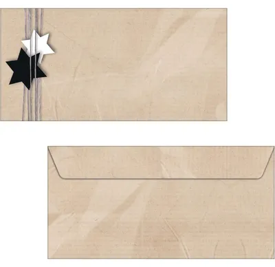 Produktbild von SIGEL DU079 Weihnachts-Umschläge, Christmas Wrapping, DIN lang (110x220 mm), 90 g/m², 50 Umschläge
