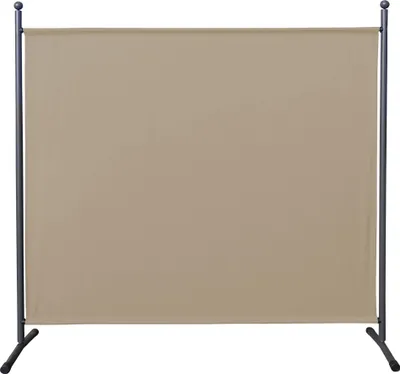 Produktbild von Paravent Outdoor Wetterfest 180 x 178 cm Beige | Raumteiler Stellwand Innen | Garten & Balkon Sichtschutz Blickdicht