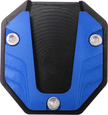 Image de Plaque de support de béquille latérale pour moto Plaque de support de béquille latérale haute résistance Accessoire (Bleu)