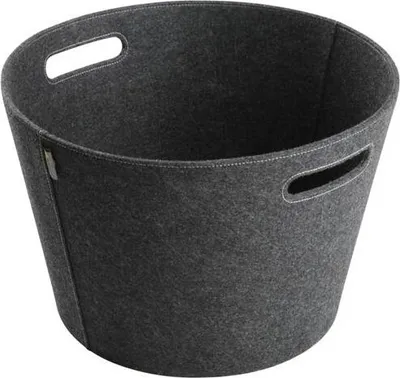 Produktbild von Aduro | Holzkorb Proline aus Filz | grau | Ø 45cm