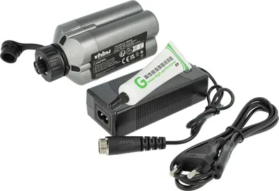Produktbild von vhbw Ladegerät inkl. Akku (2500 mAh) kompatibel mit Daiwa forsemaster 4000, BM2300N, 1400, 15LB300J, 14LB400, BM2300C, BM2000II, 9000 Li-Ion-Akkus