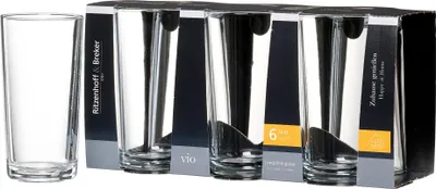 Image de Ritzenhoff & Breker 811919 Verre à long bec Vio - 260 ml, 6 pièces