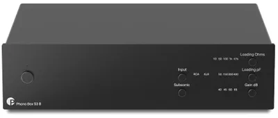 Obrázek produktu pro Pro-Ject Phono Box S3 B, Černá, 110 dB, 20 - 20000 Hz, 47000 ohm, 65 dB, 18 V