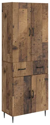 Zdjęcie produktu dla Zestaw szafek 2 pcs Stare drewno 66 x 34,5 x 89,5 cm