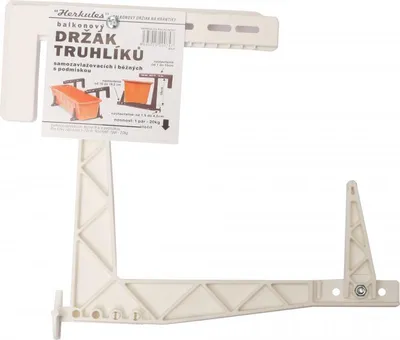 Obrázek produktu pro Držák na truhlík balkon - Herkules bílý