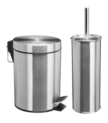 Obrázok produktu pre Kúpeľňová Súprava - Kôš + Kefa